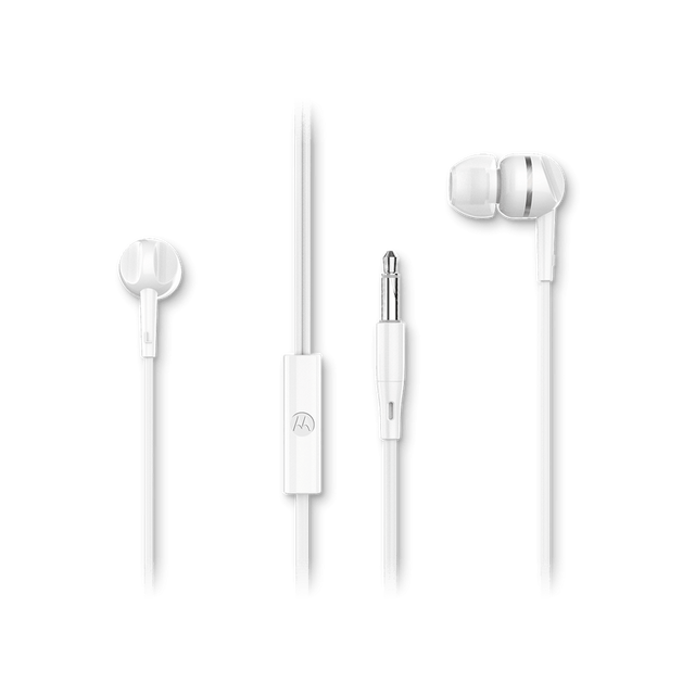 Sluchátka do uší Motorola Earbuds 105 - Bílá (505537470979)-0