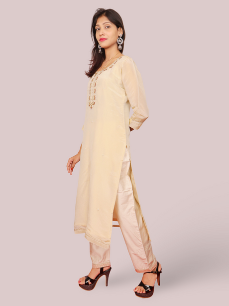 Women's Straight Kurta-Pant & Dupatta Set-1
